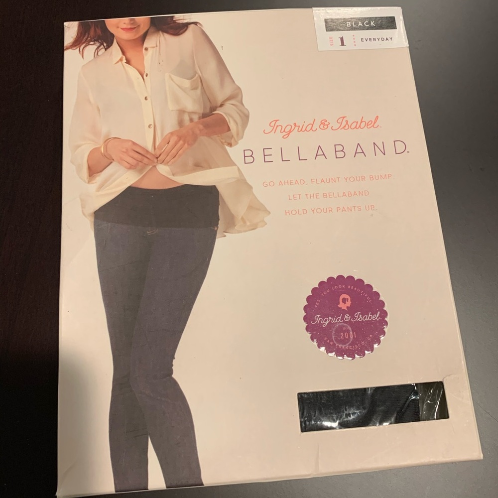Ingrid & Isabel Maternity Bellaband black size 1
